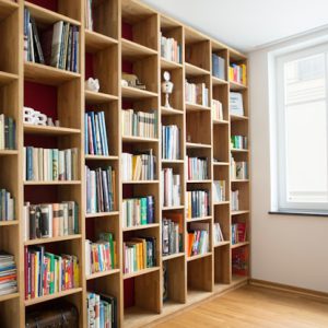 Kệ sách gỗ sồi 5 tầng Nordic